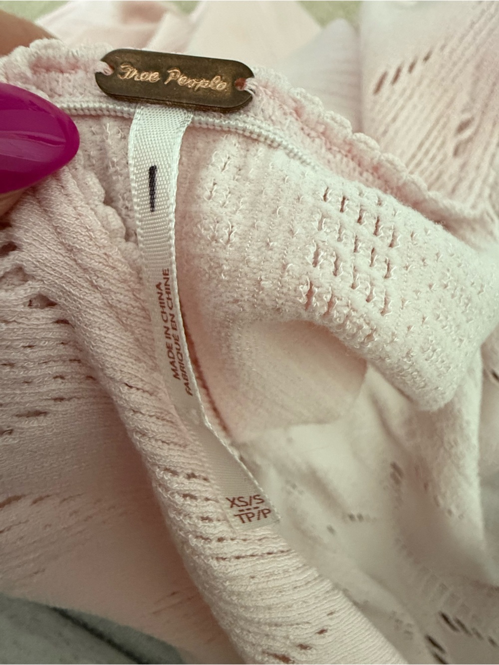 FREE PEOPLE Robin Seamless Bodycon Midi Rose Petal Pink Dress- size xs/s - Picture 5 of 5